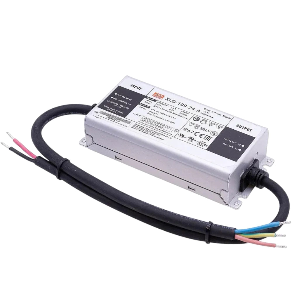 Driver LED Mean Well XLG-100-24-A CV+CP 96W uscita 24Vdc 4A con potenziometro