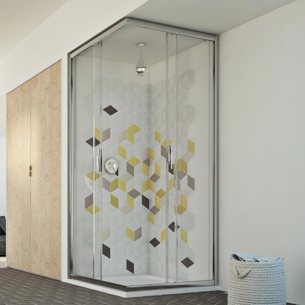 Box doccia 100x120CM H198 trasparente mod. Evolution