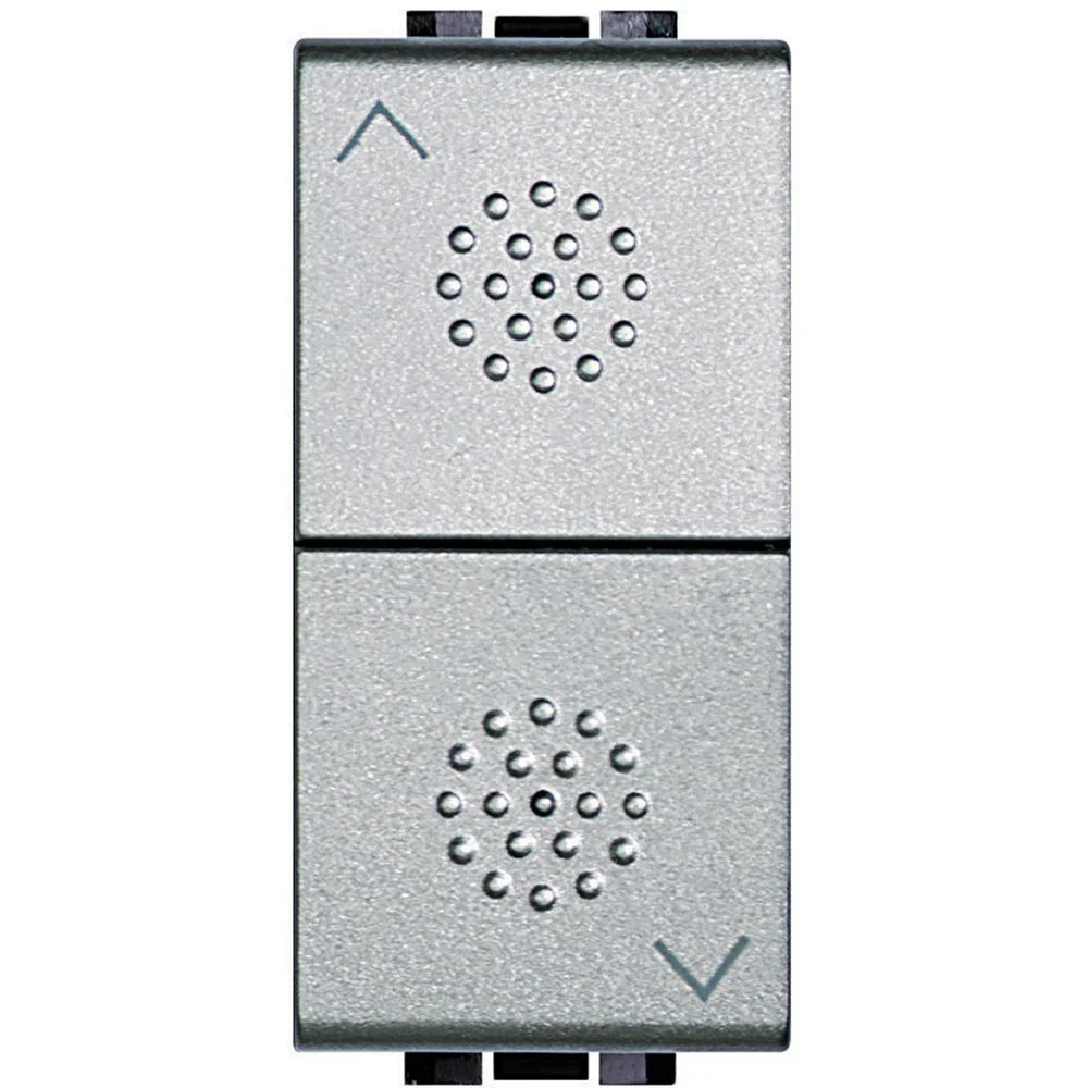 Bticino Livinglight Tech commutatore doppio tasto NT4027