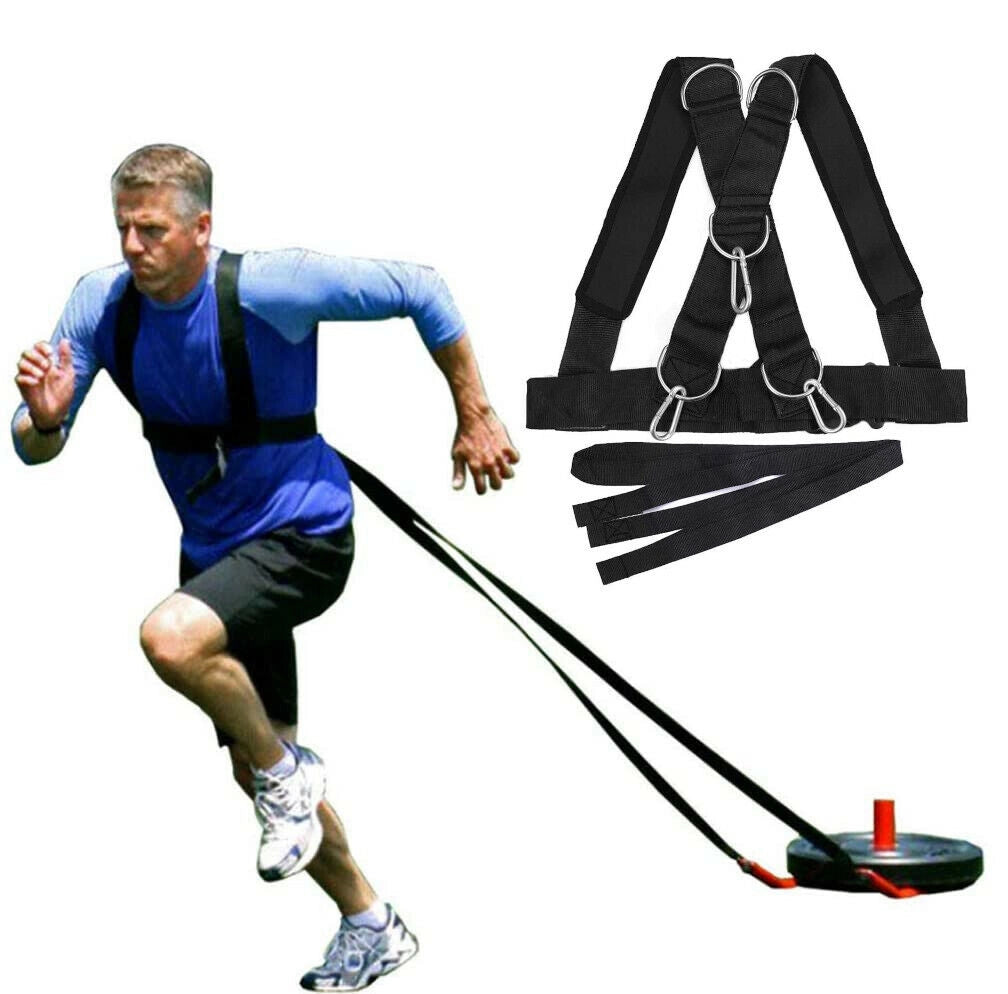Imbracatura per slitta con tracolla per allenamento muscolare e resistenza