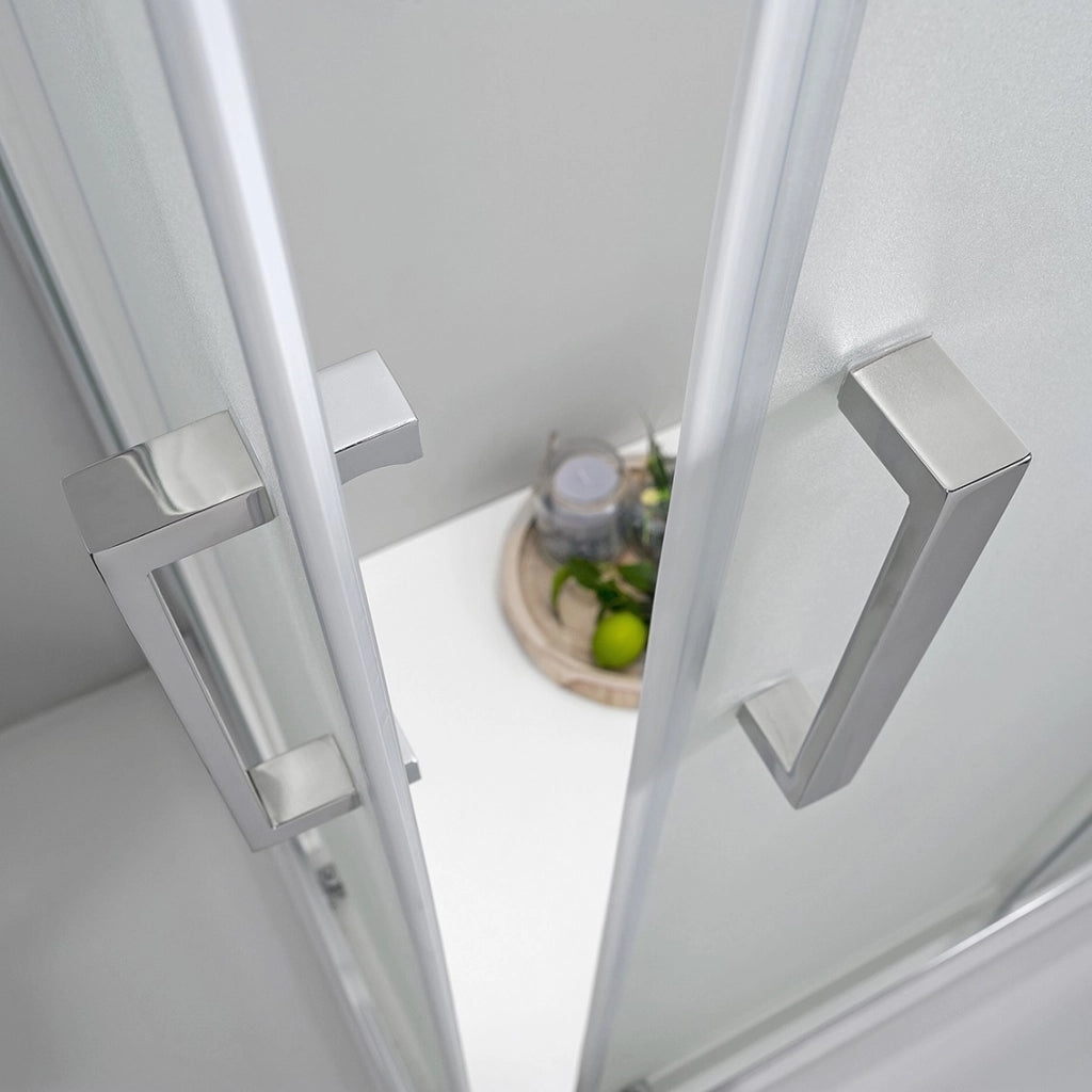 BOX DOCCIA ELITE ANGOLARE 70x100 CM SCORREVOLE OPACO