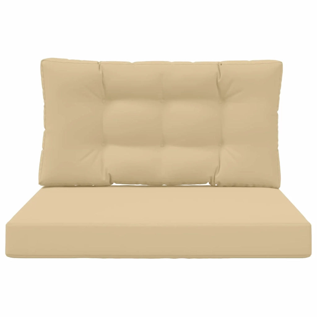 Cuscino per divano da esterno Poliestere Beige 80 x 80 cm 900849
