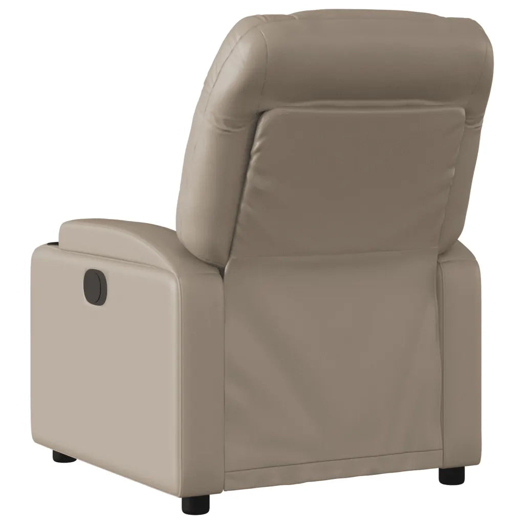 Poltrona Reclinabile Cappuccino in Similpelle 372471
