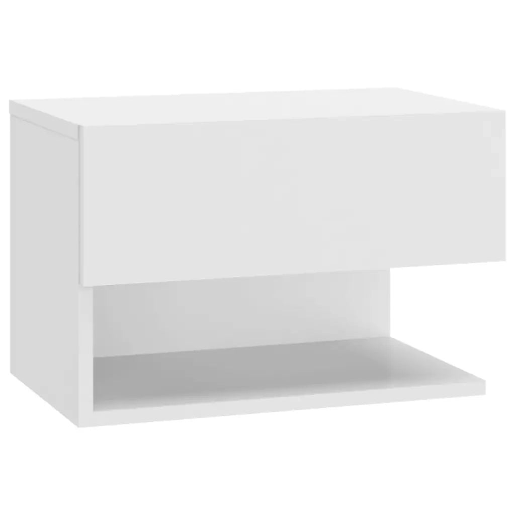 Comodino a Parete Bianco 810953