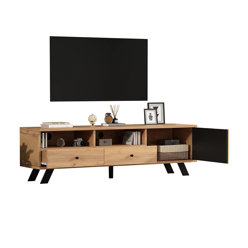 Set salotto - Xylo - Buffet 120cm+TV 150cm 5 ripiani
