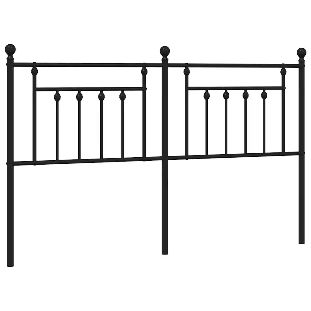 Testiera di Ricambio in Metallo Nero 180 cm 353573