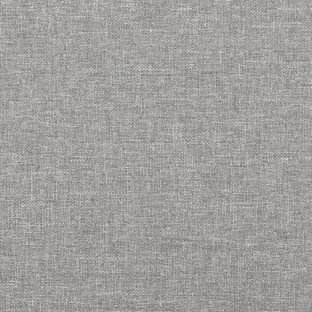 Testiera | Testata Grigio Chiaro 160x5x118/128 cm Tessuto