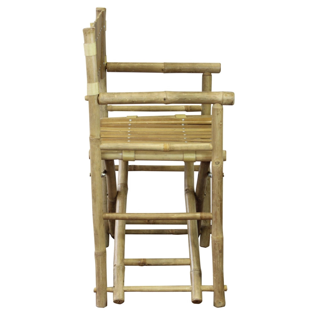 Sedia regista in bamboo pieghevole - MOJI