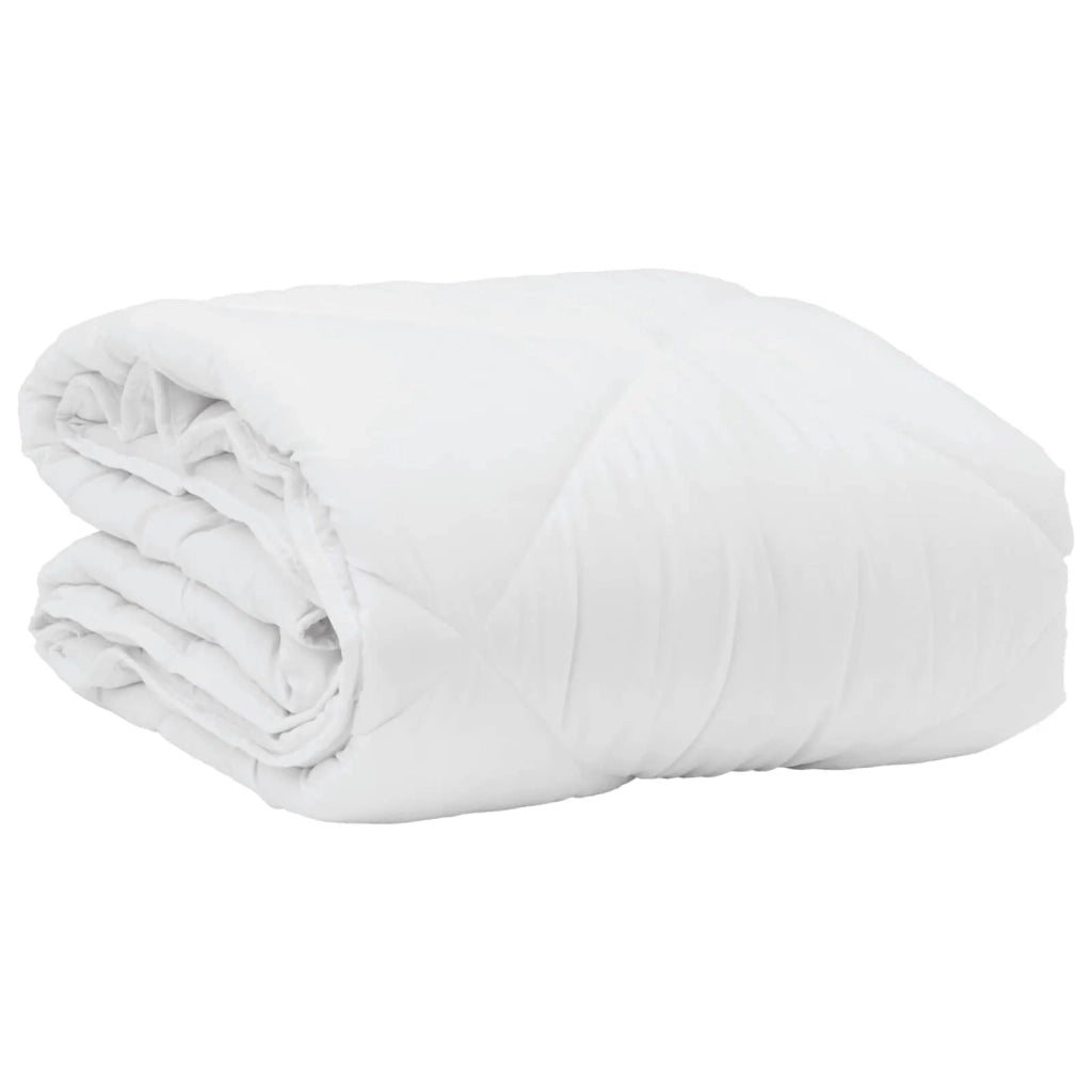 Duvet Estivo con cuscino 2 pcs Bianco Microfibra 3376467