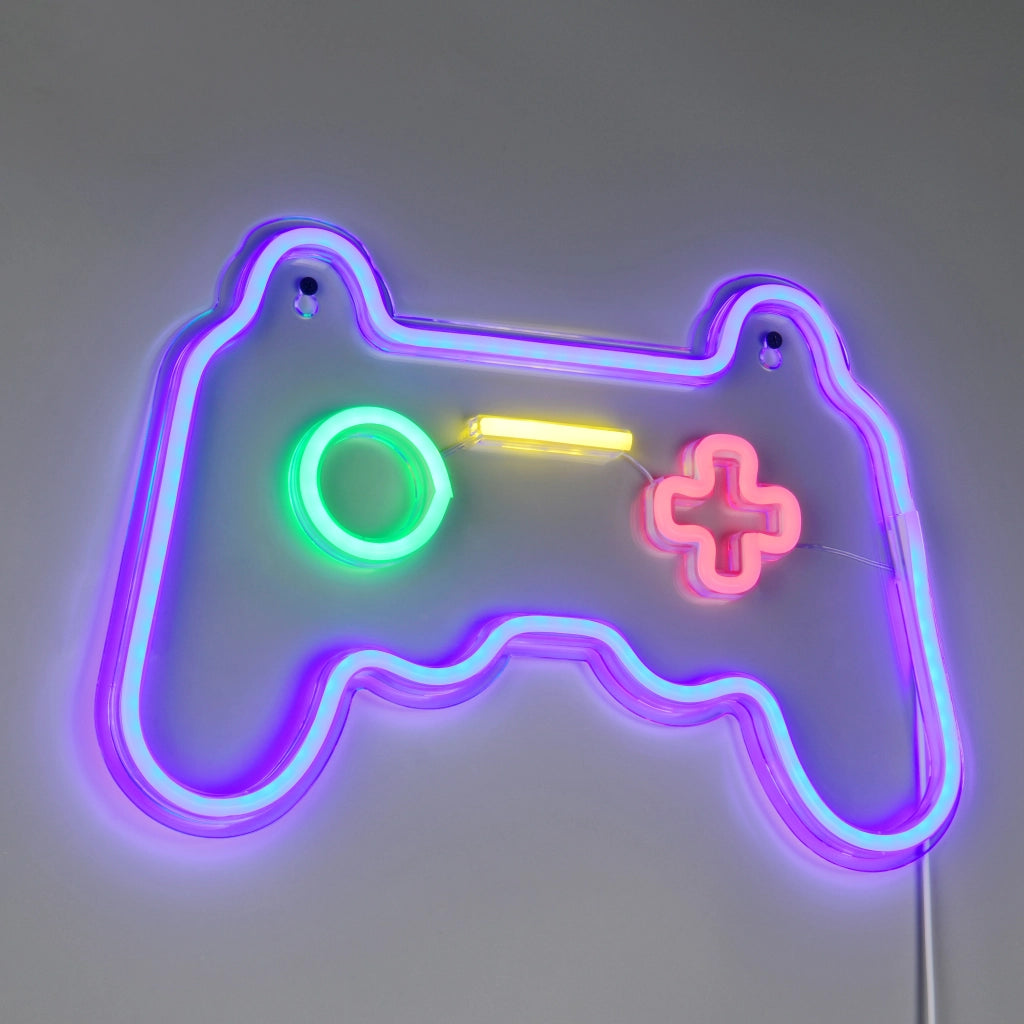 APPLIQUE LED GAMER 5W H28CM JOYPAD