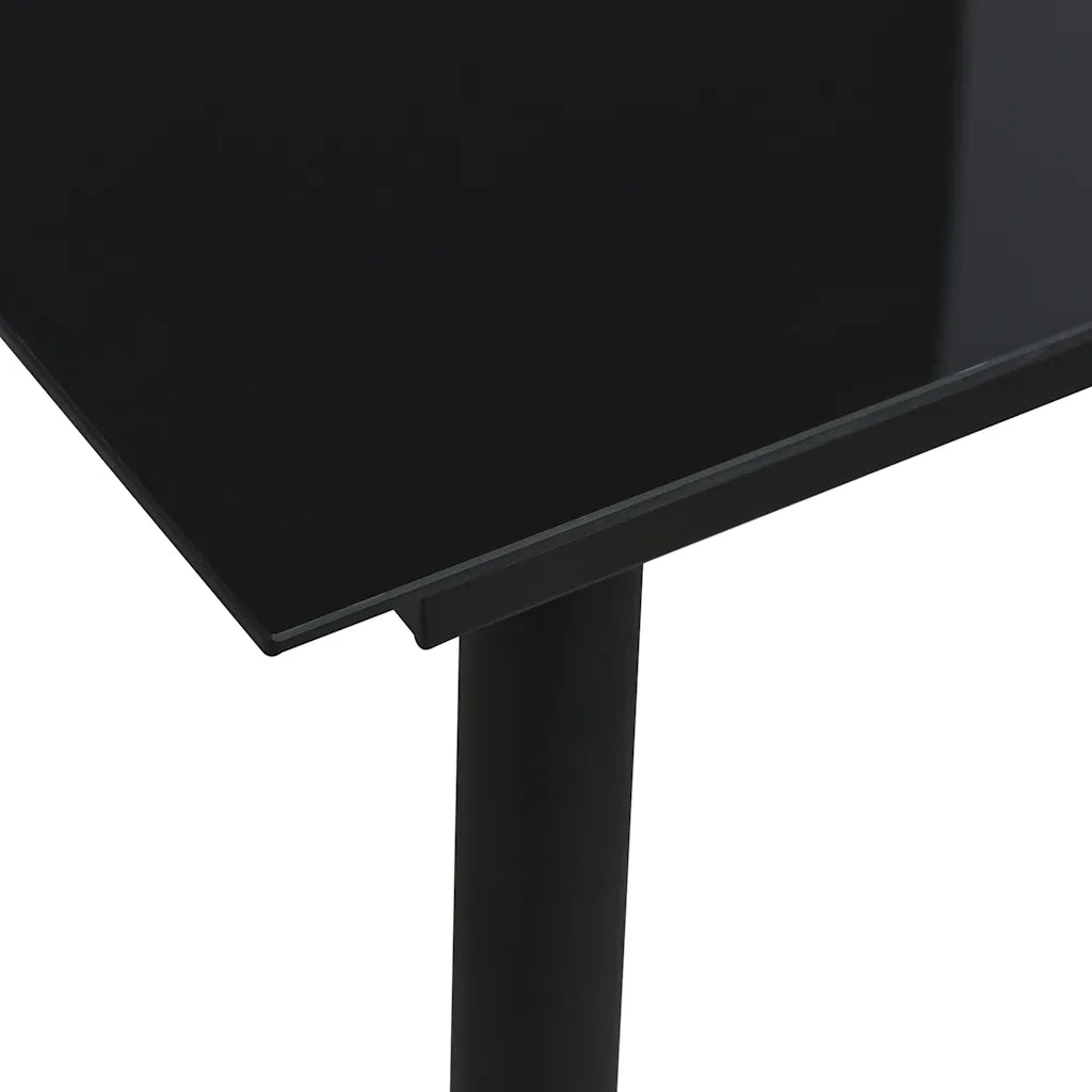 Set da Pranzo da Esterni 3 pz in Corda di Cotone e Acciaio Nero 3058277