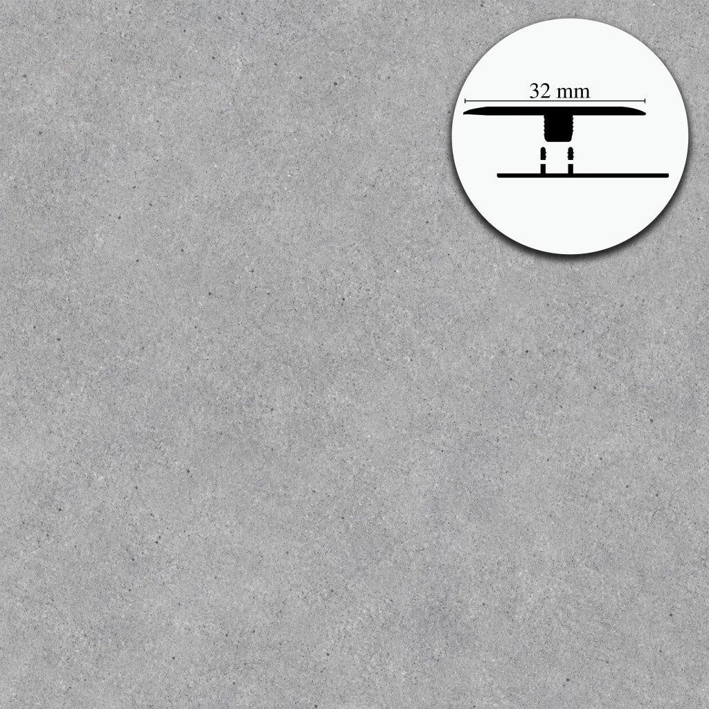 Profilo di Giunzione per Pavimenti SPC TAAC! in Alluminio Piatto o a Discesa 900 mm – Varie Colorazioni - ALTAIR - PIATTO