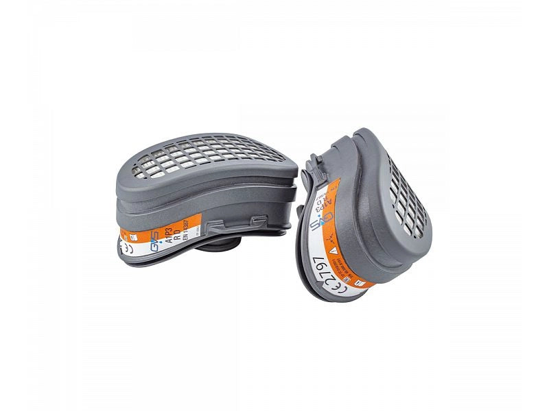 Maschera protettiva antipolvere A1P3 filtri sostituibili taglia M/L