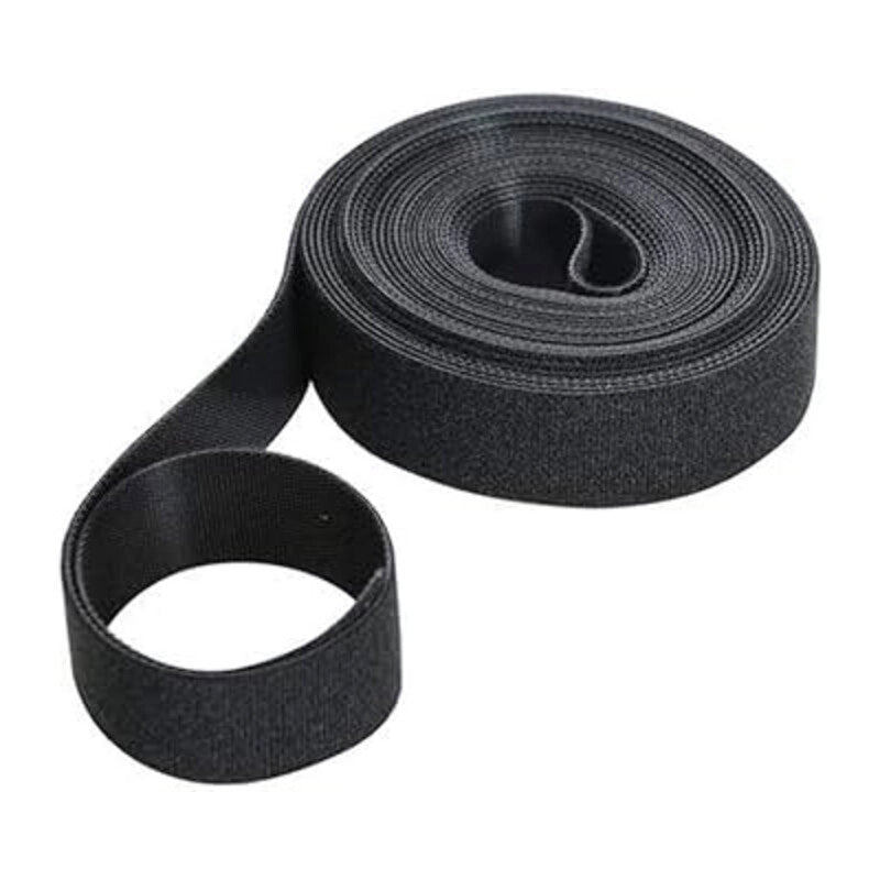 C NASTRO VELCRO STRAPPO CM 1X6.5MT NERO- 1,0 pz