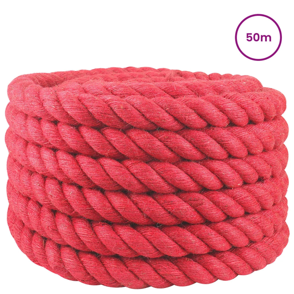 Corda di Juta 30 mm Rosso 100% juta Tossa 42011733