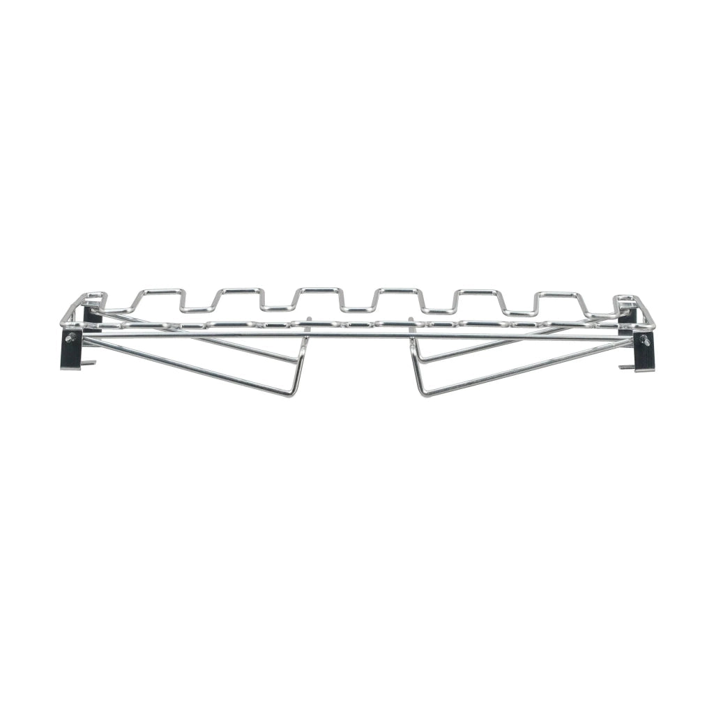 Set di 2 supporti per cosce di pollo per barbecue pieghevoli 28 cosce in acciaio inossidabile argentato 13_0017226