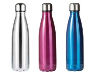 BOTTIGLIA TERMICA PER BEVANDE CALDE/FREDDE IN ACCIAIO INOX CL.50  fucsia    ILSA