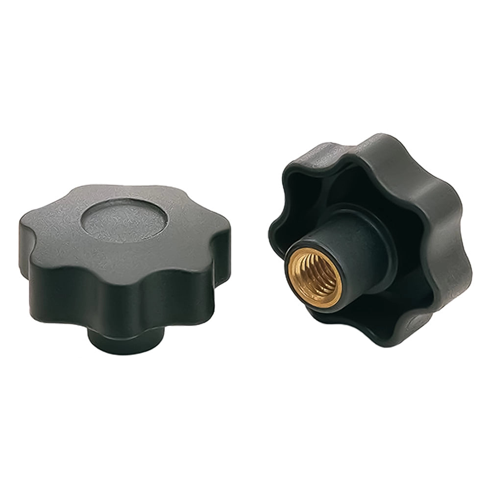 Volantino con Bussola Filettata Cieca M8 Ø 40 mm