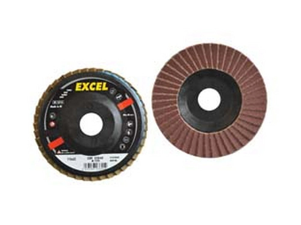 10pz dischi lamellari da sgrosso al corindone - ø mm.115 foro 22 grana 40 cod:ferx.fer145893