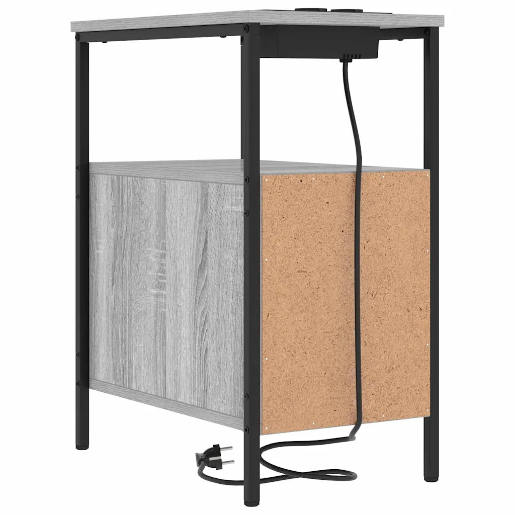 Armadio da Notte 2 pz Grigio Sonoma 30 x 48 x 61 cm 859417