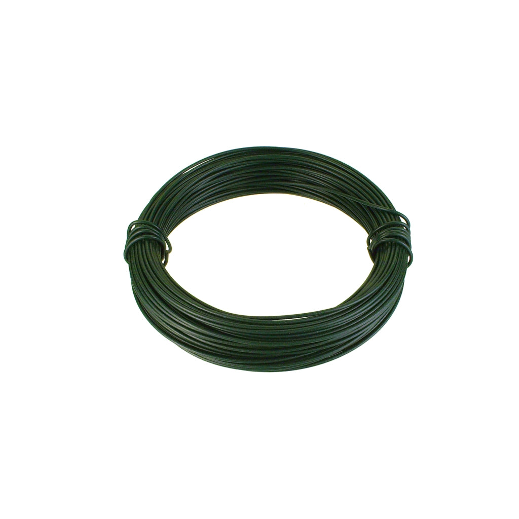 Filo di ferro zincato rivestito PVC verde Ã˜ 1,8 mm. 100 mt.