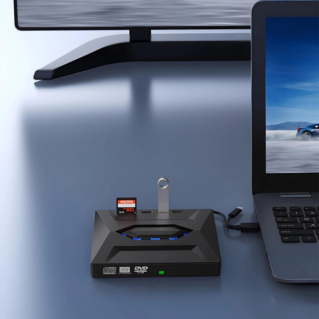 Masterizzatore esterno multifunzione USB 3.0 e Type-C