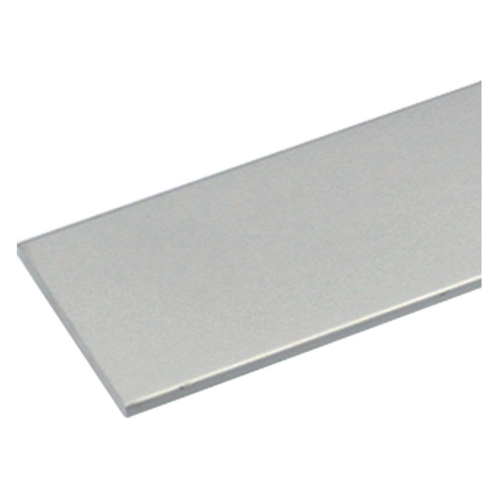PROFILO PER FAI DA TE PIATTO mm 25 x  2 - mt 2 col.argento- 10 pezzi  - ARCANSAS