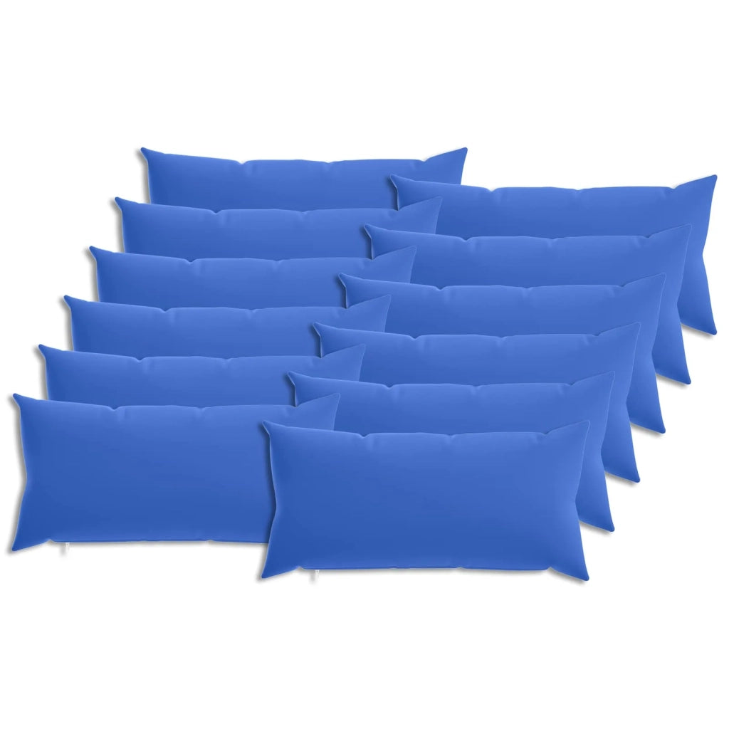 Cuscino con cuscino HEERLEN 12 pz Blu Reale Poliestere 925836