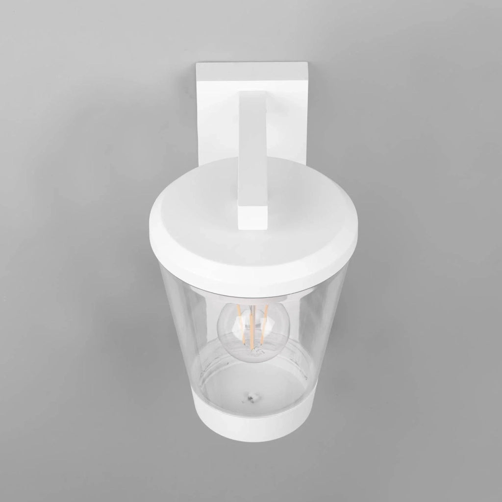 LÚZETE - LAMPADA DA PARETE PER ESTERNI BIANCO E27 IP44 LOTUS