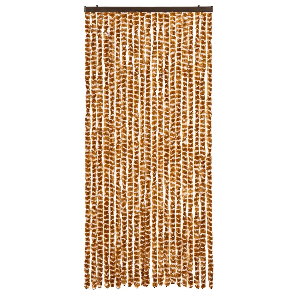 Zanzariera Ocra e Bianco 90x220 cm Ciniglia 325458