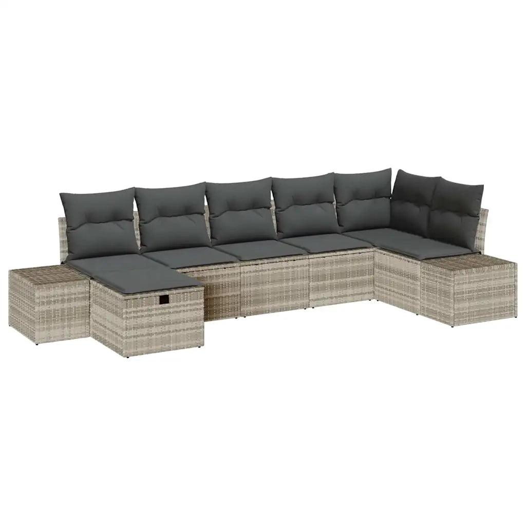 Set di divani con cuscino 8 pcs polyrattan 3360733