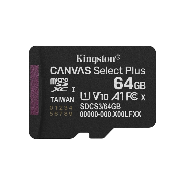 M.SDCS 64GB+ADAP PLUS KINGSTON 150MB