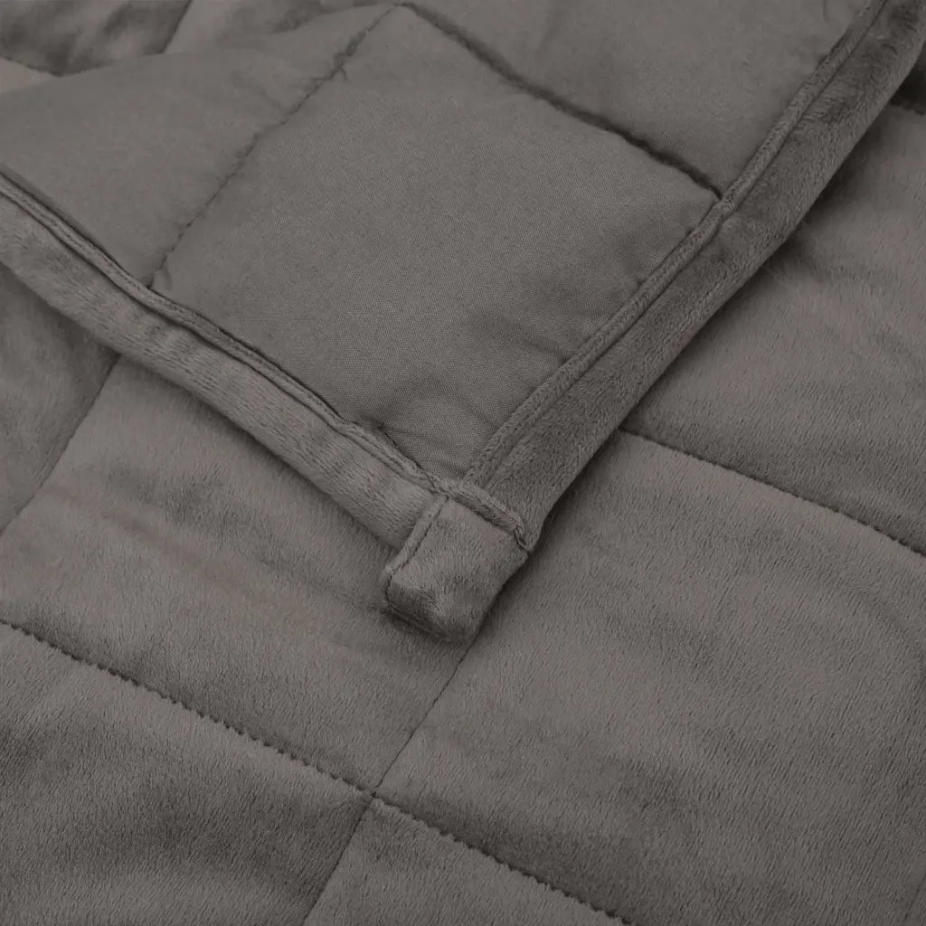 Coperta Ponderata Grigia 122x183 cm 5 kg in Tessuto 3154829
