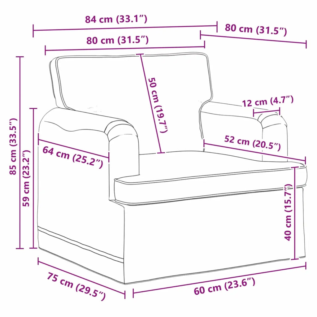 Set di divani 2 pcs Blu 144 x 80 x 85 cm Tessuto 3407522