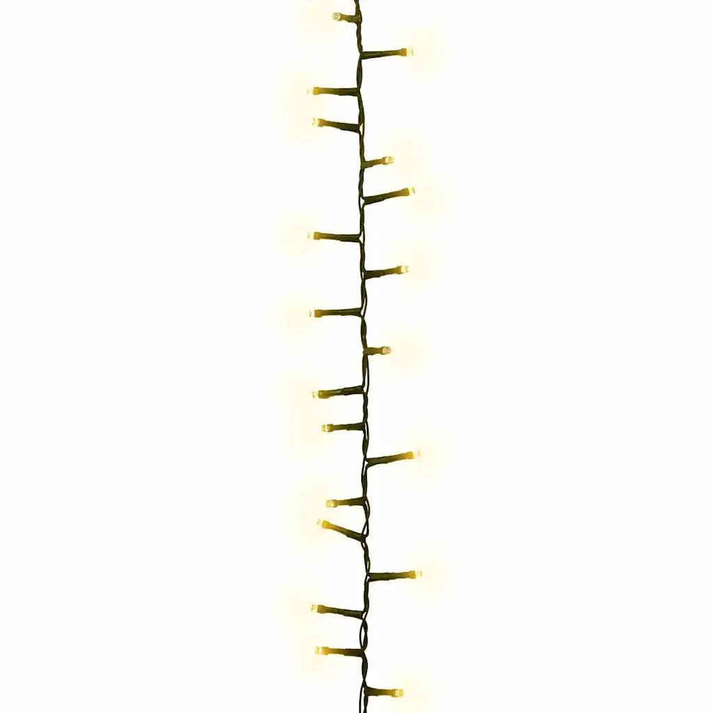 Stringa LED Compatta con 3000 Luci LED Bianco Caldo 65 m PVC 343269