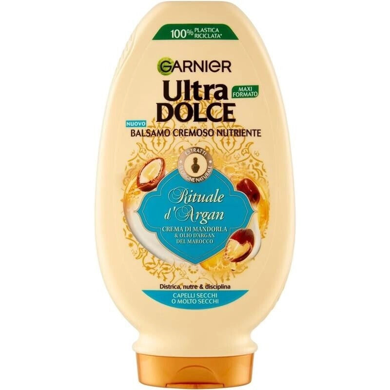 GARNIER ULTRA DOLCE BALSAMO PER CAPELLI RITUALE D'ARGAN DA 250 ML NUTRIENTE