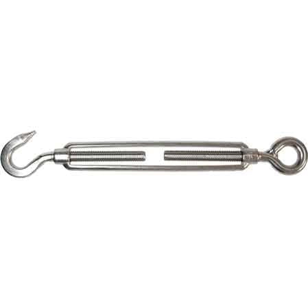 TENDITORE AD OCCHIO E GANCIO INOX 8 mm
