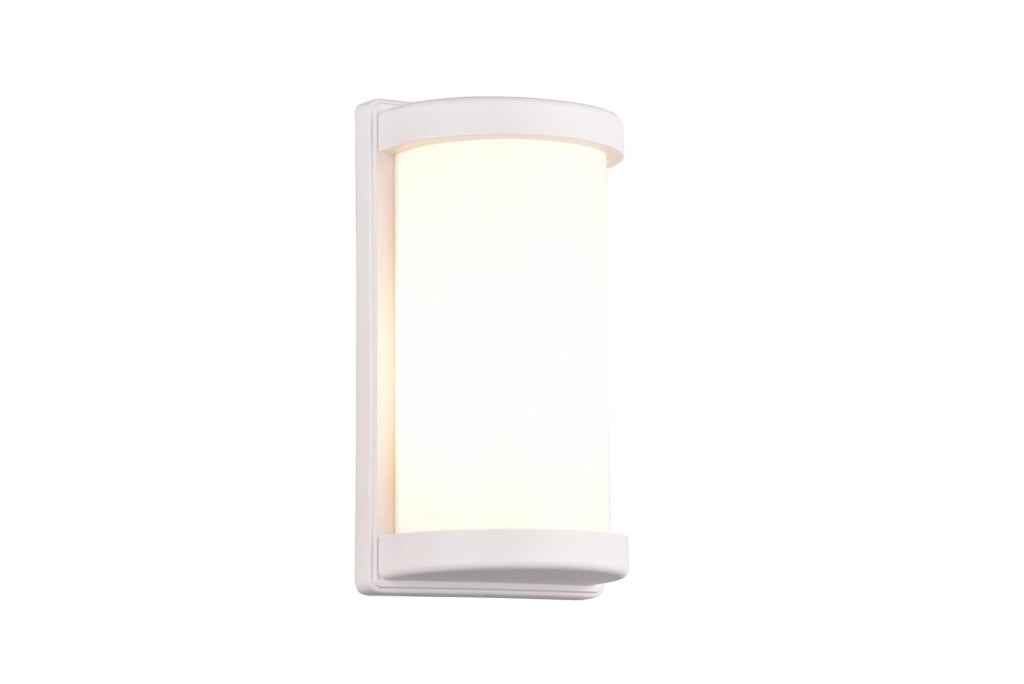 Applique esterna PUELO bianca E27 IP44 in alluminio RL