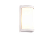 Applique esterna PUELO bianca E27 IP44 in alluminio RL