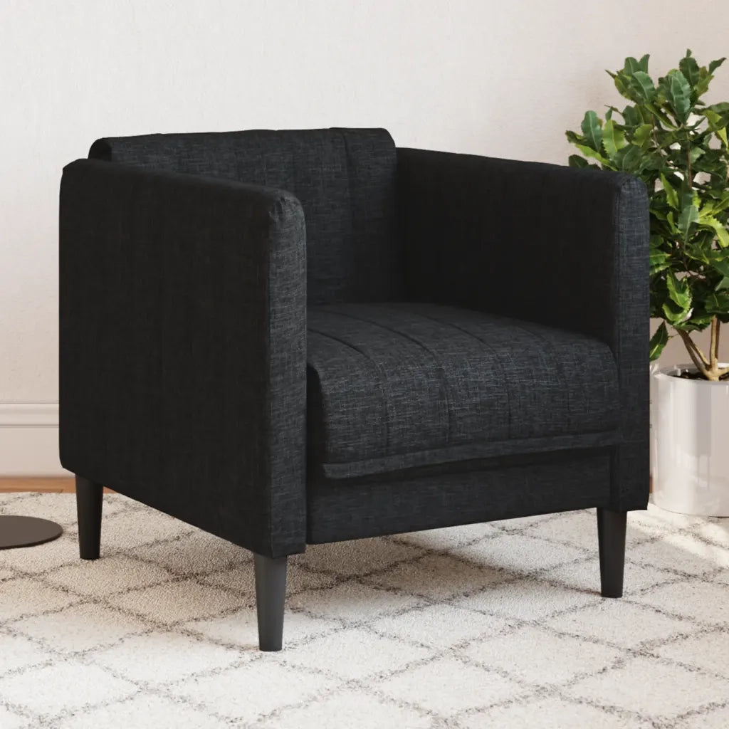 Poltrona Nera in Tessuto 372597