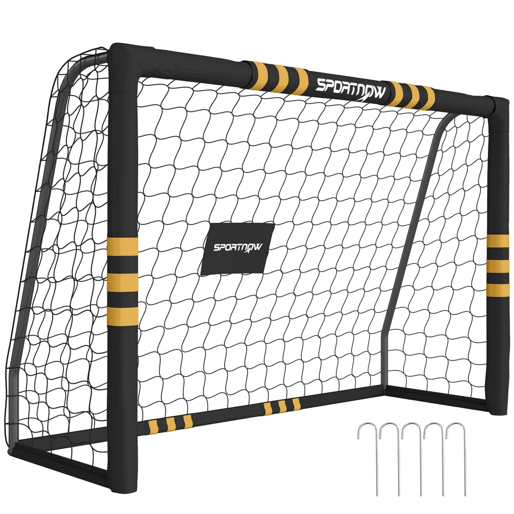 But de Football avec Mousse de Protection 1,8 x 1,2 m Jaune