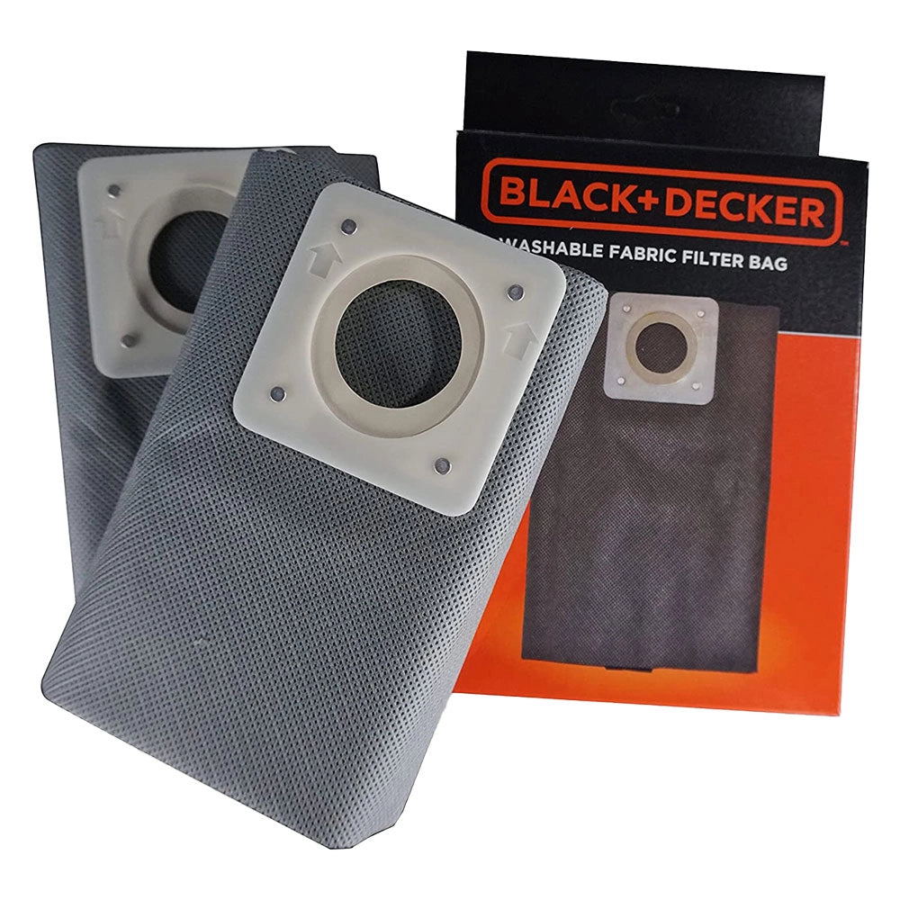 Sacchetti Raccoglipolvere in Stoffa per Bidone Aspiratutto Black 30 Lt