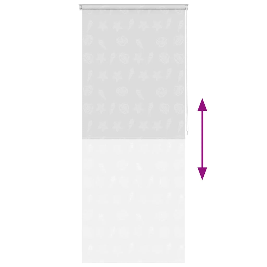 Tenda a Rullo per Doccia 120x240 cm Stella Marina 142861