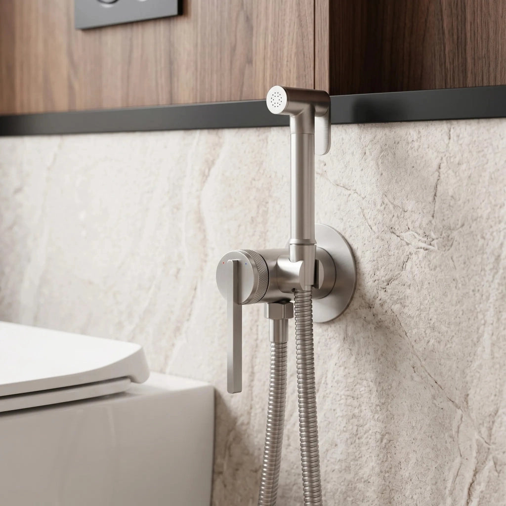 Rubinetto Bidet Rea Grace Brush Nickel