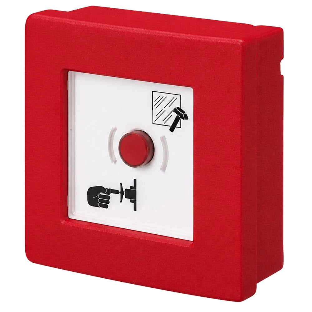 Centralino stagno di emergenza con pulsante rosso ip55