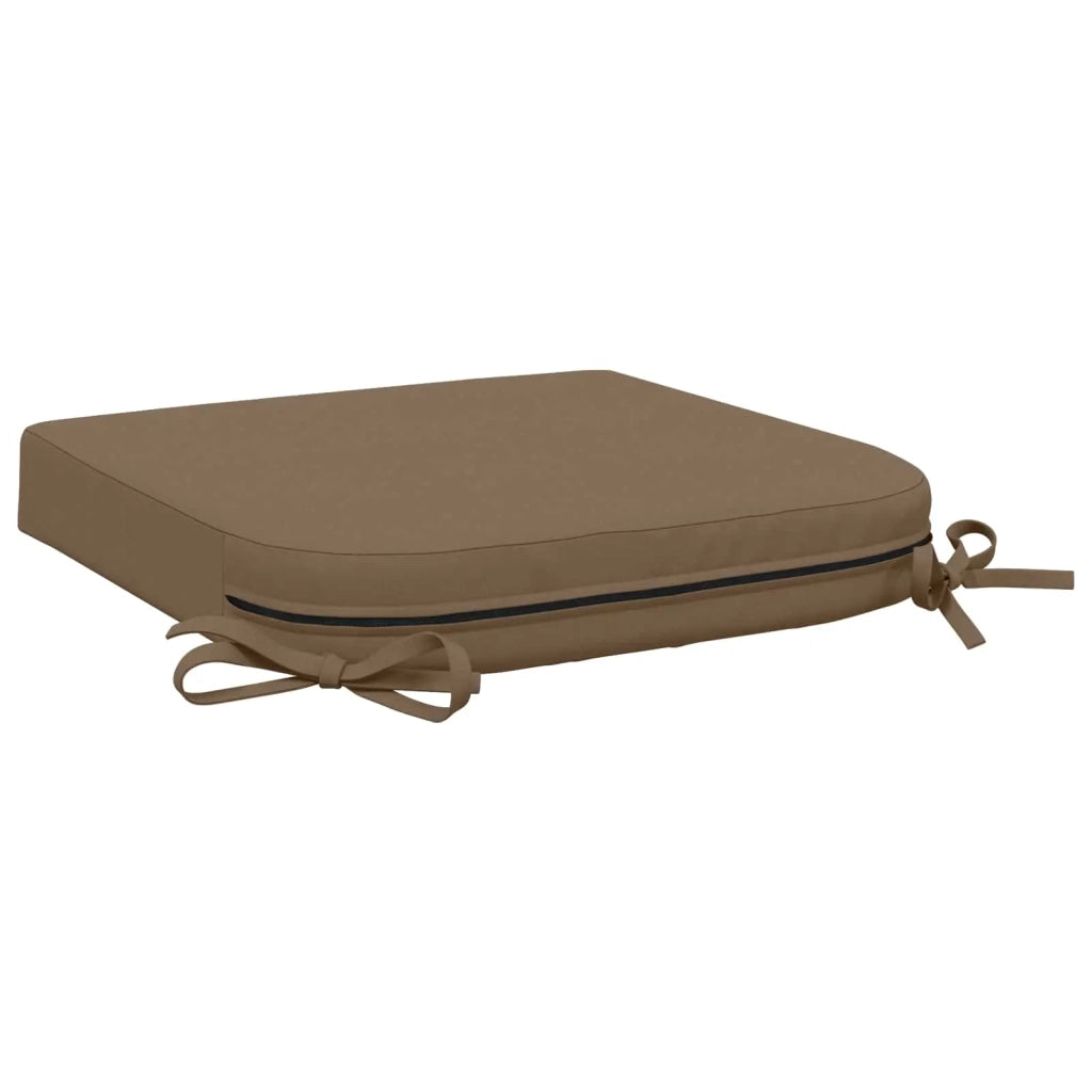 Cuscini per sedile a 4 pezzi SOEST 4 pz 100% Poliestere Tortora 945170