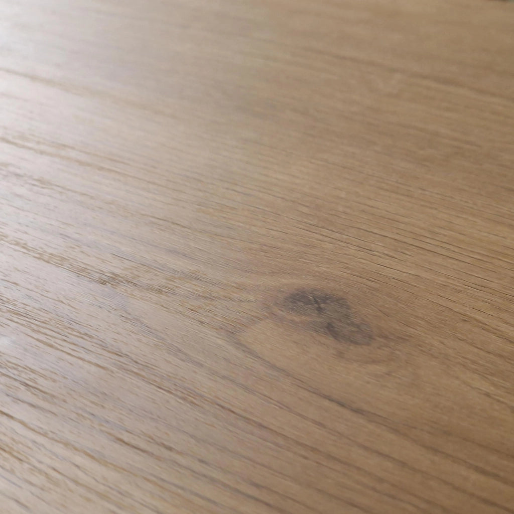 Consolle allungabile, 58 fino 160x90x73cm, Per 8 persone, Gambe in legno, colore Rovere e bianco RF2841