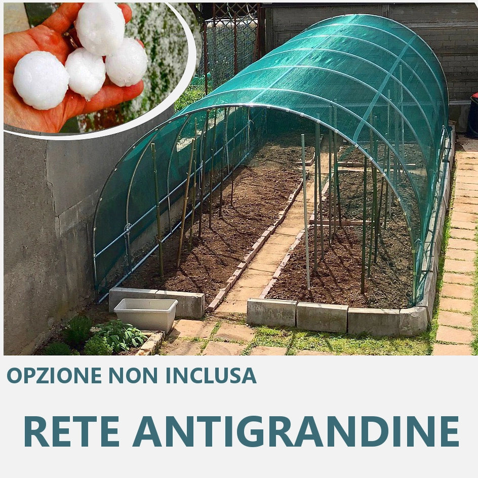 Struttura Serra Easy 3,5x6m tunnel ad archi