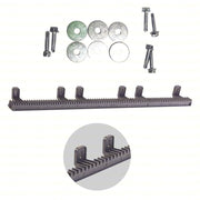 1 METRO DI CREMAGLIERA NYLON 30X20 COMPATIBILE CON FAAC PER CANCELLO SCORREVOLE