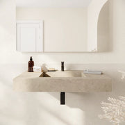 Lavabo sospeso in hpl 100cm effetto cemento | Baikal